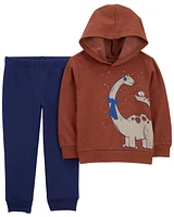 Baby 2-Piece Dinosaur Hoodie & Jogger Set