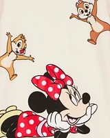 Kid Disney© Minnie Mouse Short-Sleeve Graphic Tee - Cream