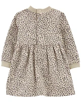 Baby Cheetah Print Fleece Dress