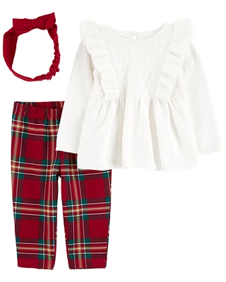 3-Piece Holiday Outfit Set