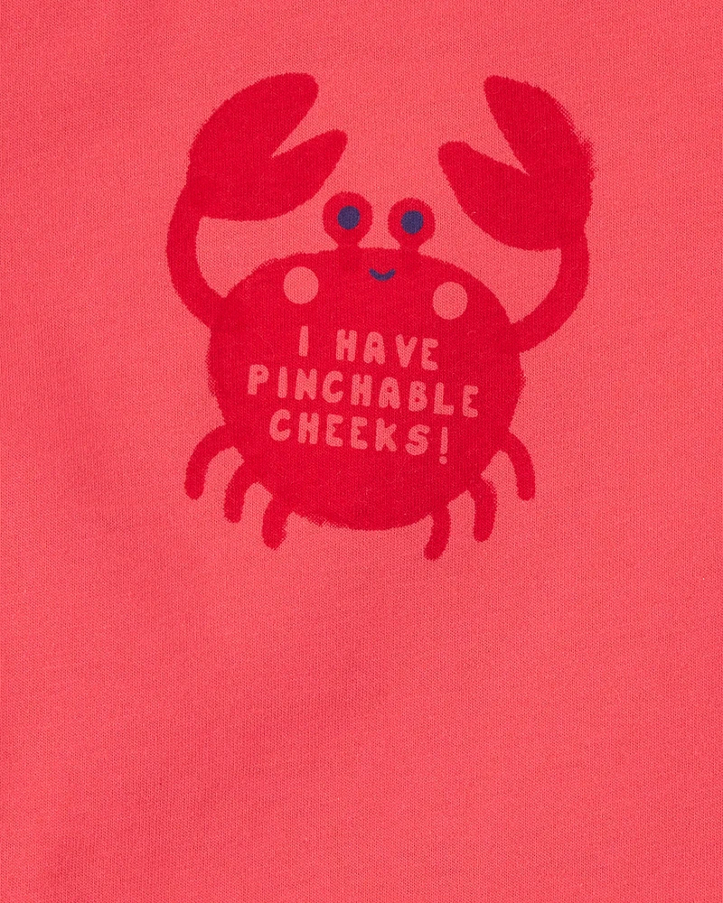 Baby Pinchable Cheeks Crab Bodysuit