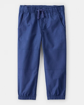 Toddler Boy Cotton Pull-On Fashion Pants - Navy