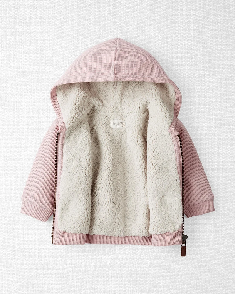 Baby 
Sherpa Lined Jacket Made with Organic Cotton