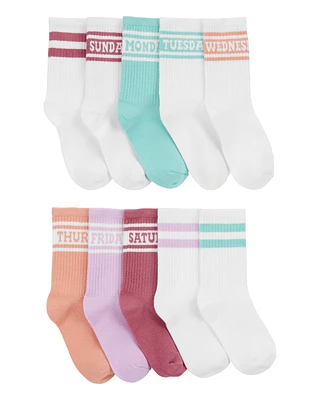 Kid 10-Pack Weekday Crew Socks