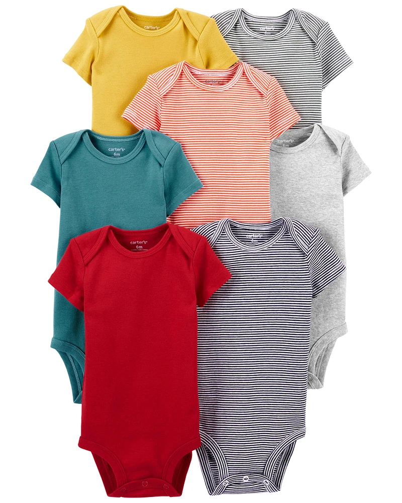 7-Pack Short-Sleeve Bodysuits