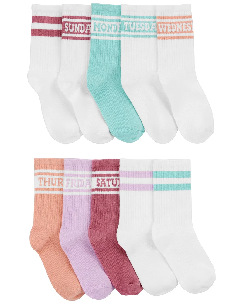 Kid 10-Pack Weekday Crew Socks