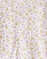 Toddler Organic Cotton  Pyjamas Enchanted Floral Print