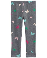 Butterfly Cozy Fleece Leggings