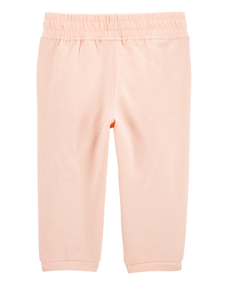 Baby 3-Piece French Terry Mix-and-Match Outfit Set - Pink