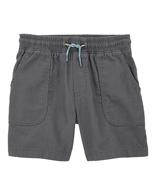 Kid Pull-On Twill Shorts