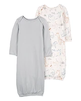 Baby 2-Pack PurelySoft Gown Set