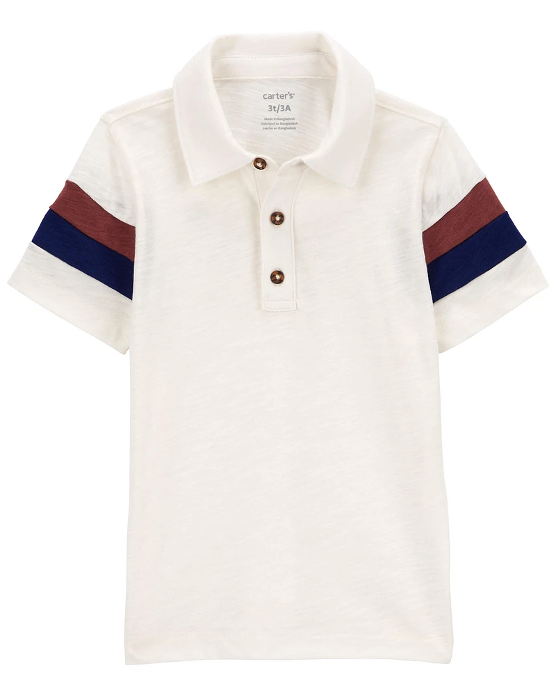 Toddler Striped Polo Shirt