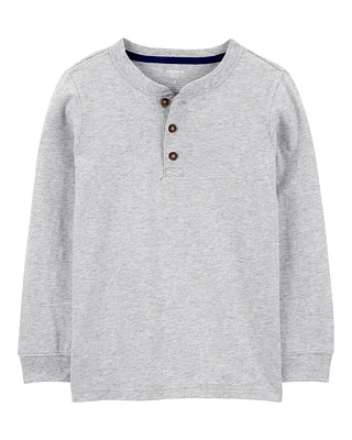 Kid Long-Sleeve Henley Tee