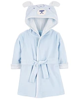 Bear Hooded Terry Robe