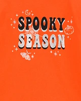 Kid Halloween Spooky Season Graphic Tee