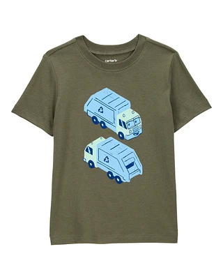 Toddler Recycling Truck Graphic Tee
