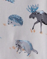 Baby Midnight Forest Print Fleece Set Made with Organic Cotton