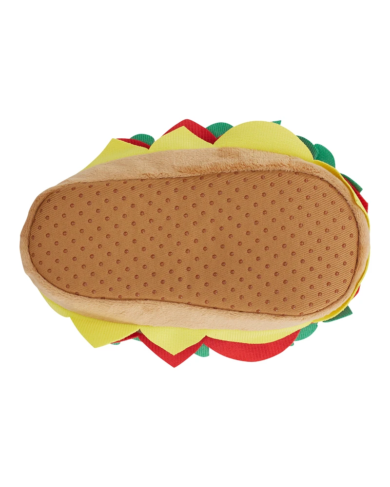 Cheeseburger Slipper Shoes