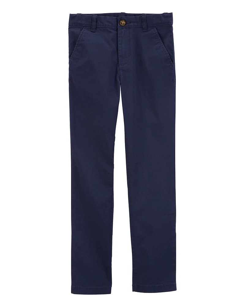 Kid Flat-Front Pants