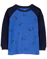 Toddler Penguin Thermal Graphic Tee