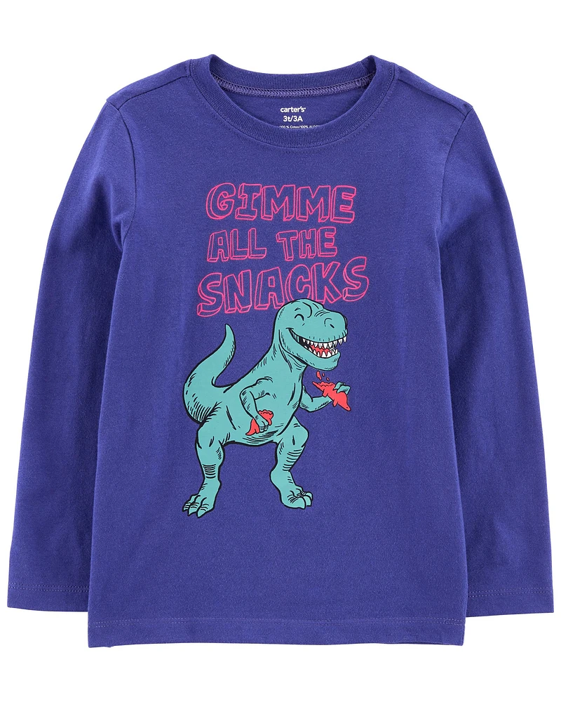 Dinosaur Snacks Graphic Tee