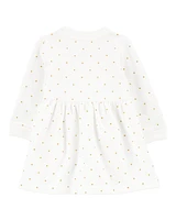 Baby Polka Dot Fleece Dress