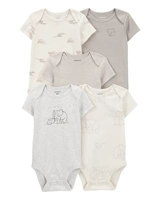 Baby 5-Pack Short-Sleeve Bodysuits