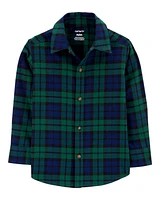 Toddler Plaid Twill Button-Down Shirt