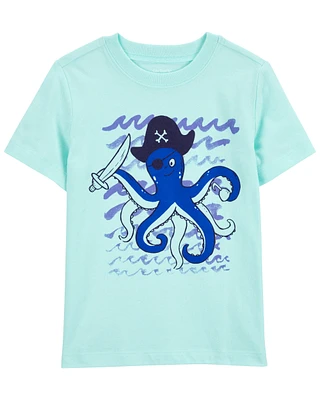 Octopus Pirate Graphic Tee
