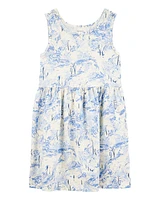Kid Printed Tank Dress
