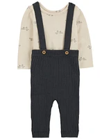 2-Piece Bodysuit & Sweater Coveralls