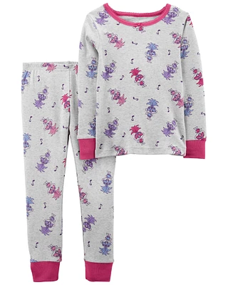 2-Piece Trolls™ 100% Snug Fit Cotton Pyjamas