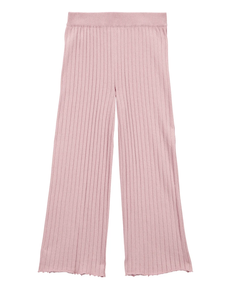 Kid Sweater Knit Pull-On Flare Pants