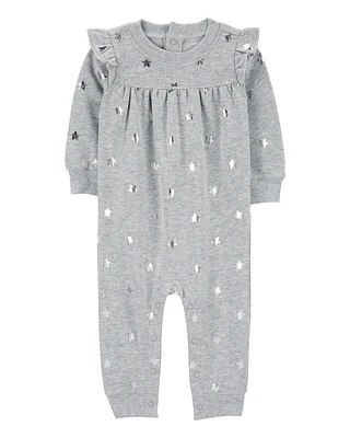 Baby Star Fleece Jumpsuit