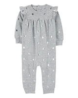 Baby Star Fleece Jumpsuit