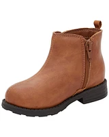 Kid Faux Leather Chelsea Boots