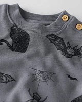 Baby 2-Piece Fleece Set Made with Organic Cotton Spooky Night Print