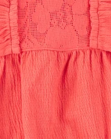Baby Lace Crinkle Jersey Bubble
