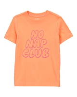 Toddler No Nap Club Short-Sleeve Graphic Tee - Orange