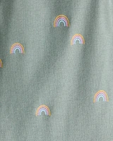 Toddler Organic Cotton Pyjamas Magical Rainbow Print