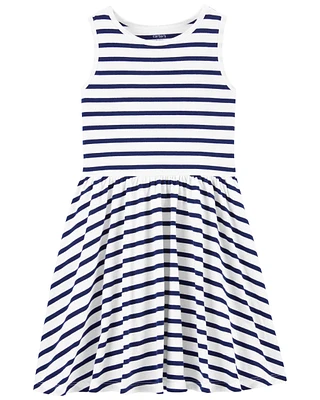 Kid Striped Jersey Dress