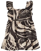 Zebra Print LENZING™ ECOVERO™ Dress
