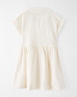 Toddler Organic Cotton Gauze Dress