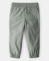 Toddler Boy Cotton Pull-On Fashion Pants - Green