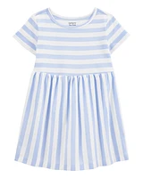 Toddler Striped Short-Sleeve Dress