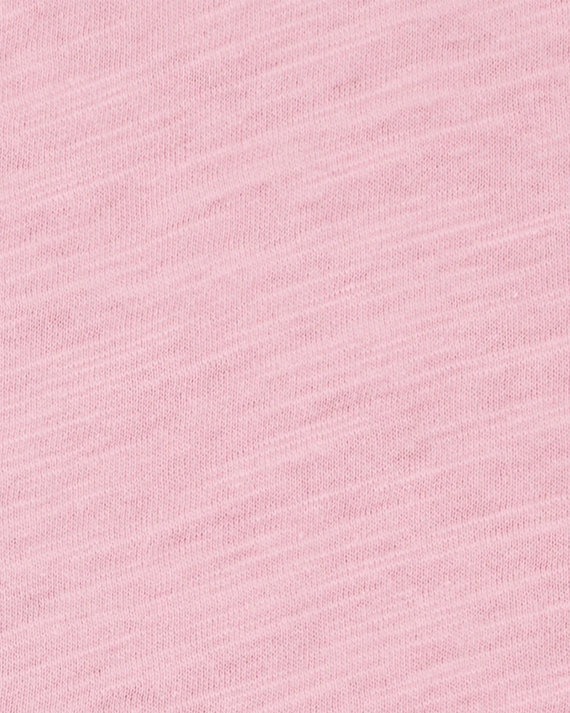 Baby 2-Piece Polo Bodysuit & Short Set - Pink