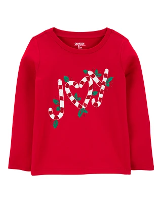 Toddler Joy Holiday Shirt - Red