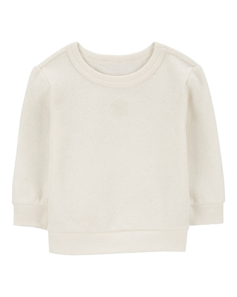 Baby Glitter Fleece Sweatshirt