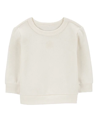 Baby Glitter Fleece Sweatshirt