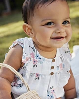 Baby Floral Bubble Romper